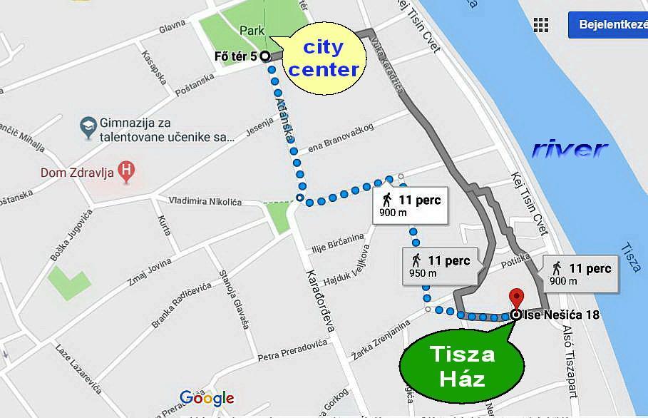 Senta Guest House Tisza Haz מראה חיצוני תמונה
